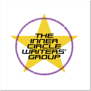 Inner Circle Writers' Group coloured logo with star Posters and Art